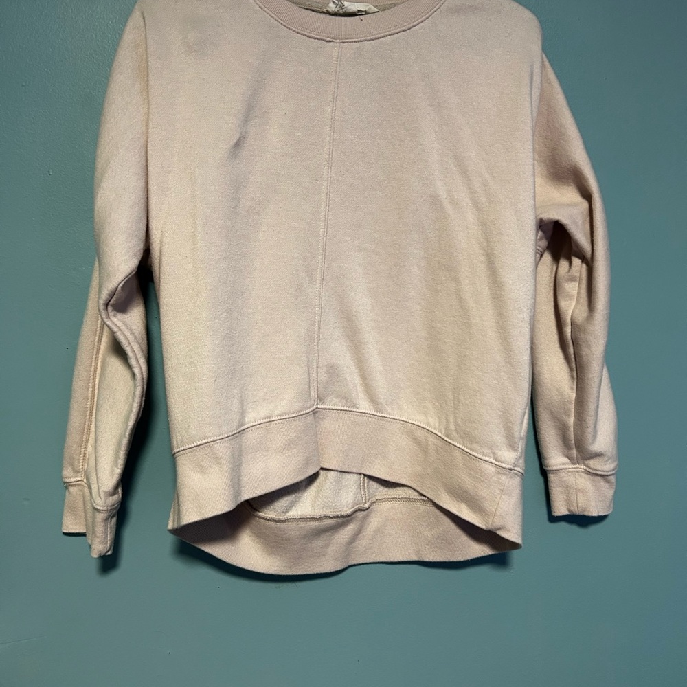 Cream Long Sleeve Sweatshirt